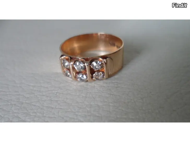 Säljes M.Viikinniemi Kultasormus koko 18 Vintage