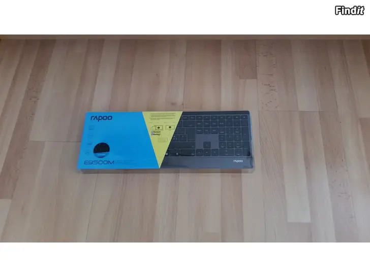 Myydään RAPOO E9500M Multi Mode Wireless keyboard black 15e