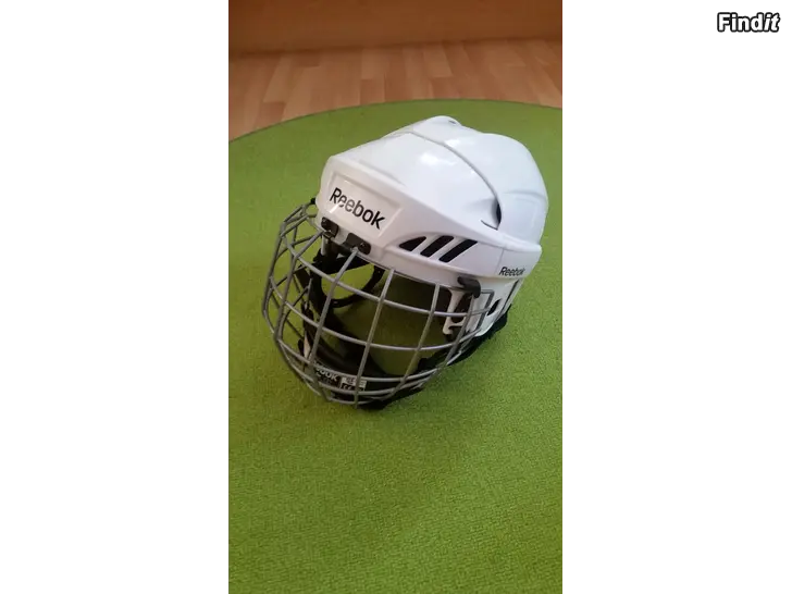 Myydään Reebok 3K Combo jääkiekkokypärä valkoinen koko S -hinta 20e