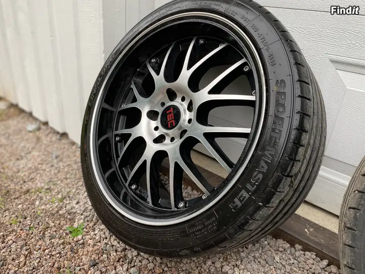 Säljes Säljes TEC 18tums Fälgar i nytt skick 5x120