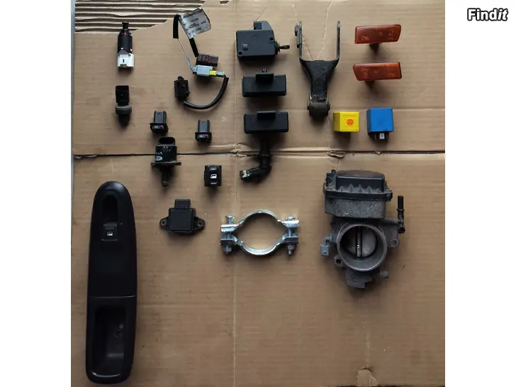 Myydään Kaasuläpäkotelo keskuslukitus moottori Bitron polttoainepumpunrele tyhjäkäyntianturi kaasuläpäanturi