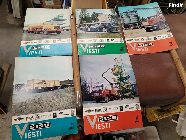 Myydään Sisu-Viesti lehdet
