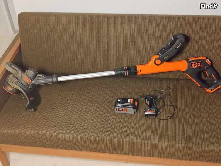 Säljes Black  Decker 18V grästrimmer 4.0Ah