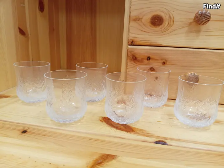 Myydään Iittala koivu lasit 6kpl