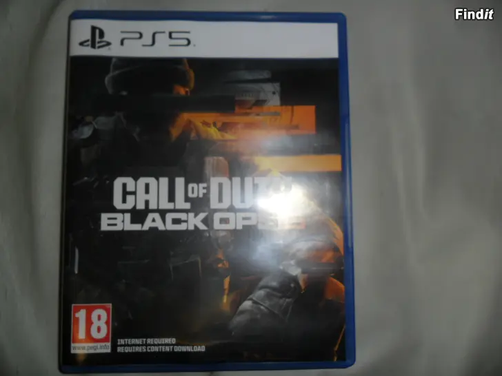 Säljes call of duty black ops 6  ps 5