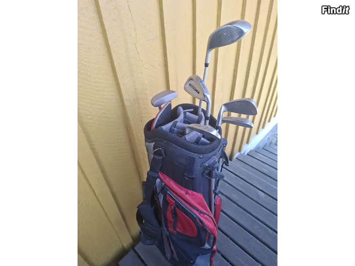 Säljes Golfbag med sex st klubbor av märket Wilson