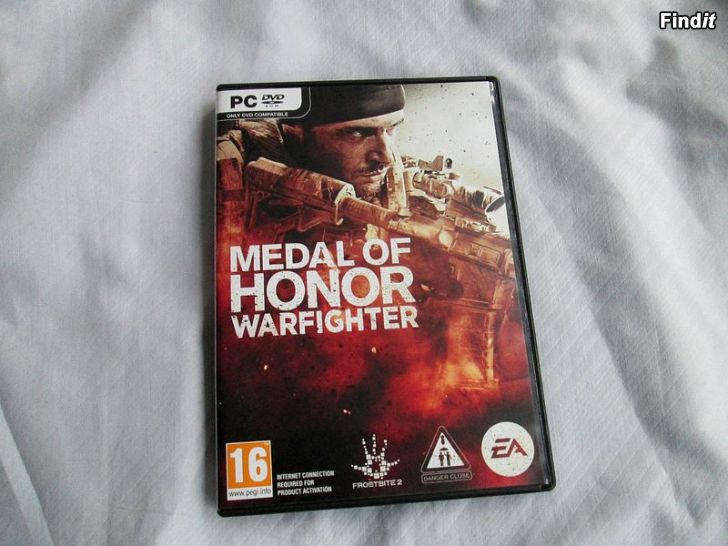 Myydään Videopeli Medal Of Honor Warfighter, DVD-Rom, PC