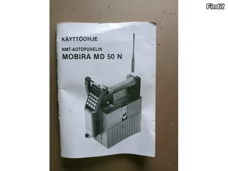 Myydään Mobira MD 50 N ohjekirja