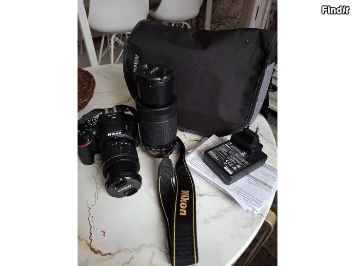 Säljes Nikon D5600 + AF-P 18-55MM VR