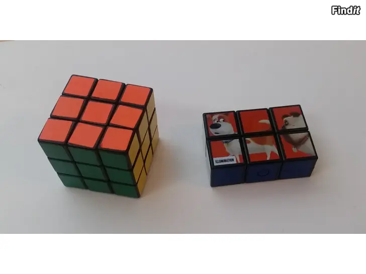 Myydään 2kpl Rubikin kuutio 7e