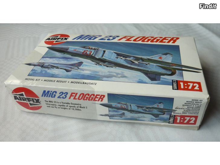 Myydään Airfix Mig 23 Flogger pienoismalli