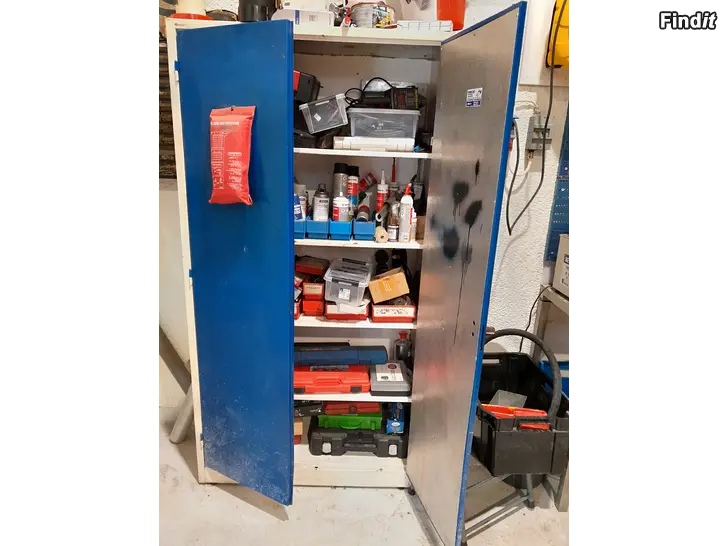 Myydään Plåtskåp till verkstaden eller garaget