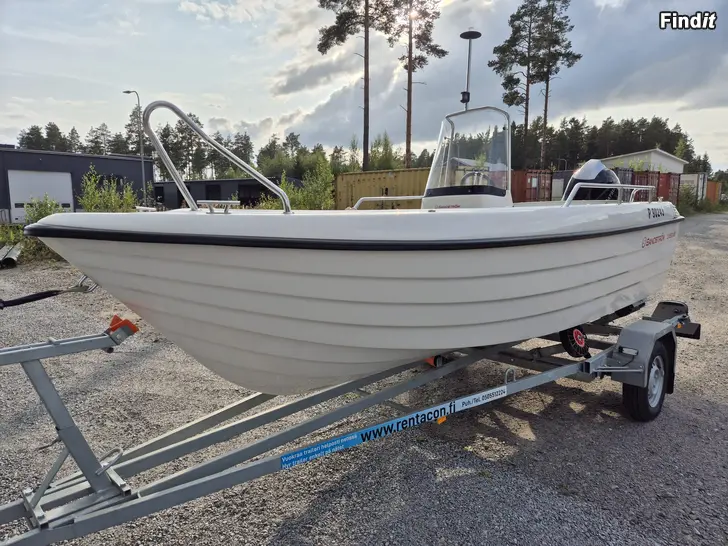 Säljes Sandström Classic 495S styrpulpetbåt + 50 hk Tohatsu