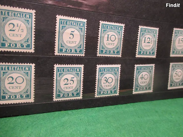 Myydään Hollannin siirtomaan ns. lunastuspostimerkit v. 1948