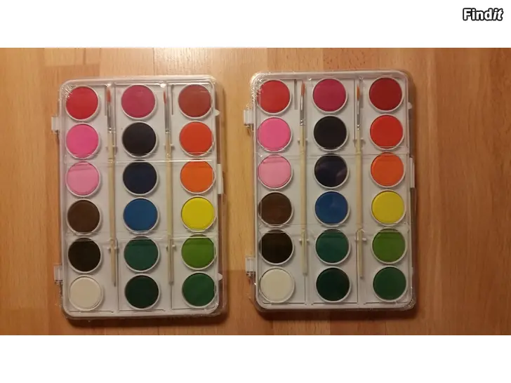 Säljes 2kpl vesivärit uudet 4e