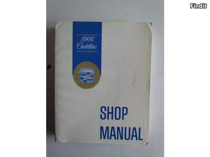 Myydään Cadillac 1966 Shop Manual