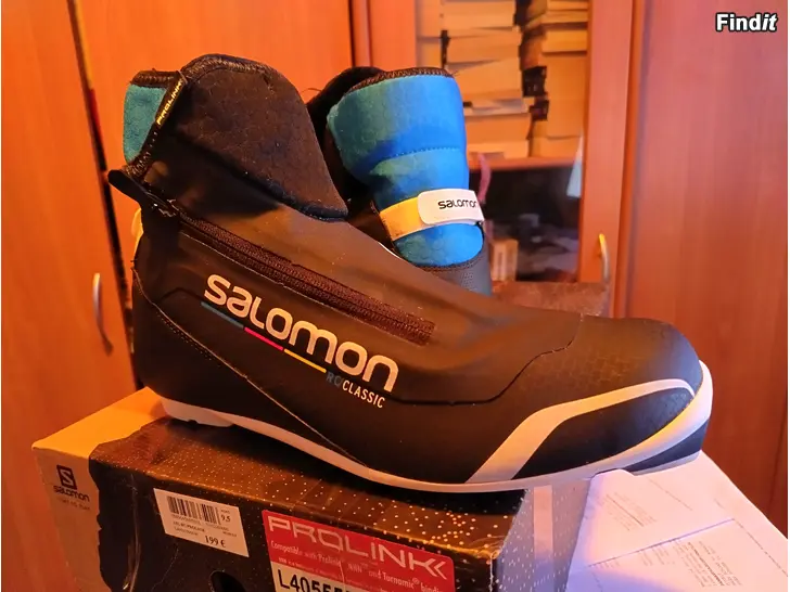 Säljes Skidskor Salomon Prolink, storlek 44