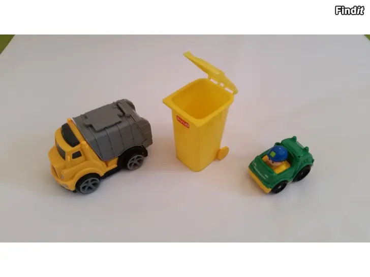 Myydään Roska-auto 2kpl ja jäteastia SULO -hinta 7e