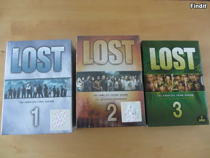 Säljes Lost säsong 1-2-3
