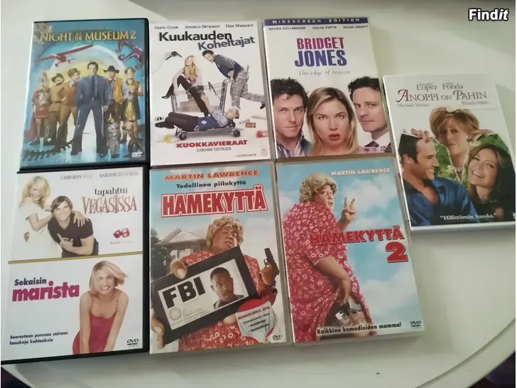 Myydään Dvd elokuvia 36 kpl