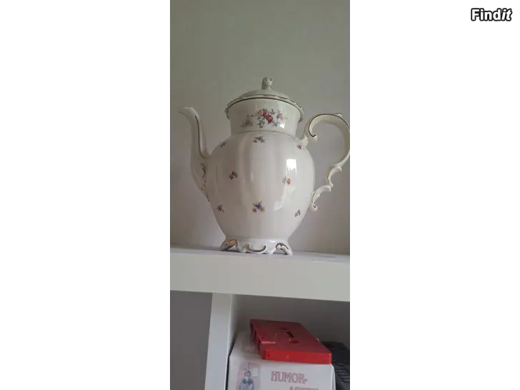 Säljes Rörstrand kaffekanna blom