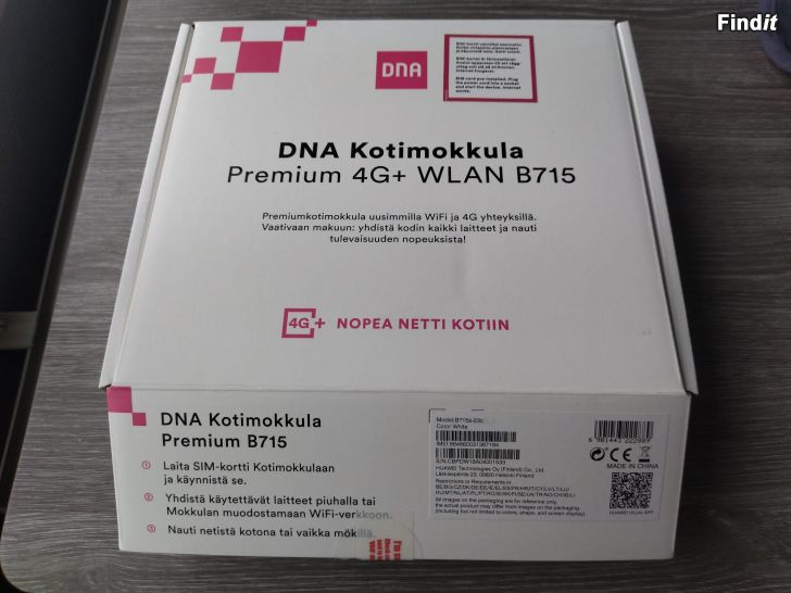 Myydään DNA 4G Kotimokkula B715