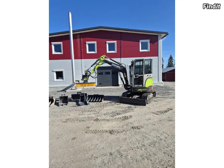Vuokrataan Uthyres grävare  mini-grävare