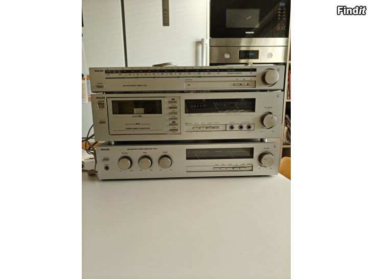 Myydään Philips Radio  Cassette Deck  Amplifier