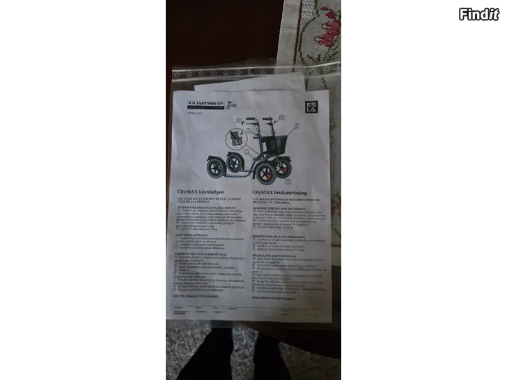 Säljes Sparkcykel