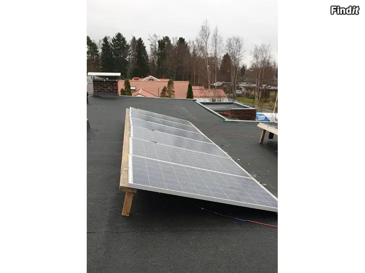 Säljes Abb trio invertteri - 5.8 kW 3-vaiheinen 400 V IP65 + 3.25 kW aurinkopaneelit