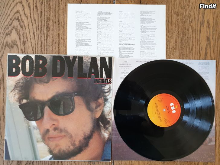 Säljes Bob Dylan, Infidels. Vinyl LP