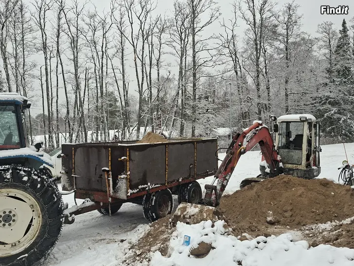 Myydään Kuljetuksia Vaasa saaristoon , ruopaukset