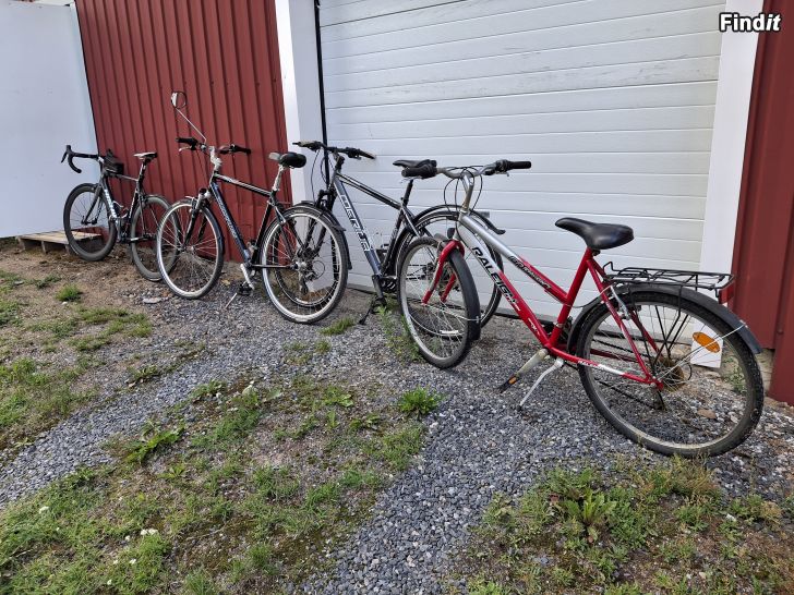 Säljes Diverse Cyklar till salu 3 stycken