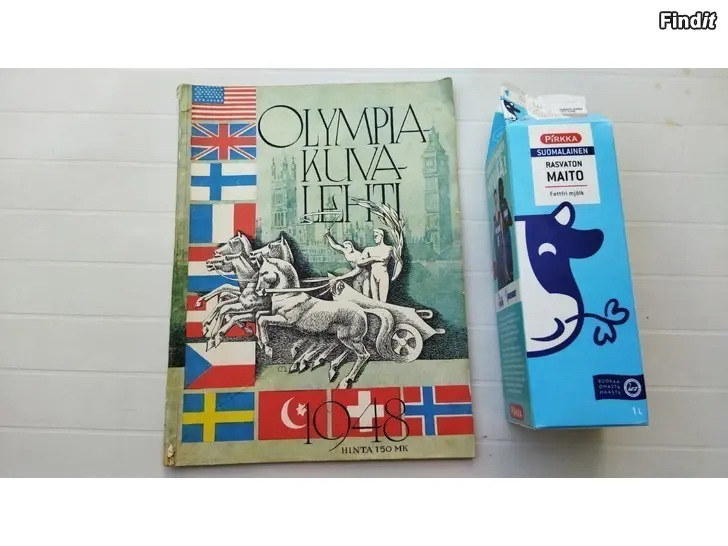 Myydään Olympia kuvalehti 1948