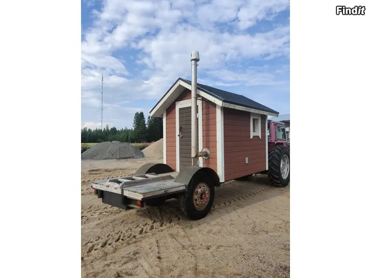 Myydään Bastukärro på traktorsläp