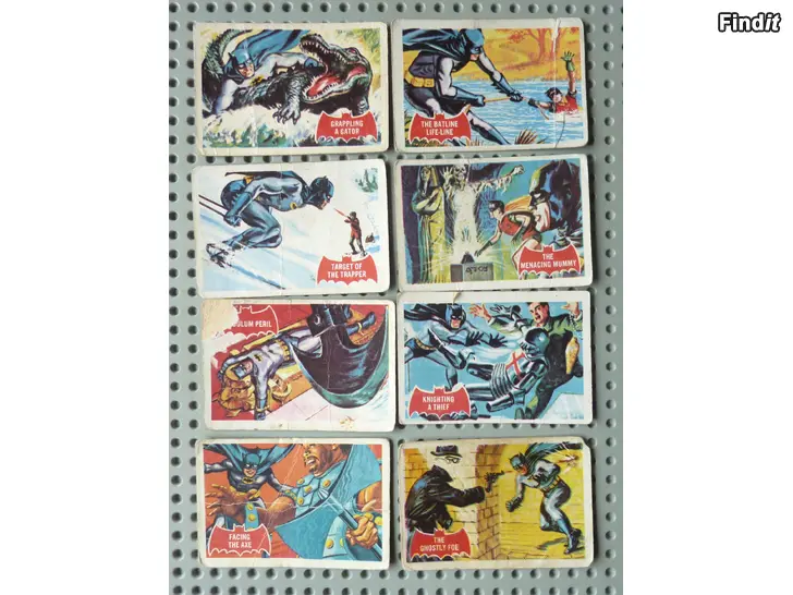 Myydään Batman purkkakuvia vuodelta 1966