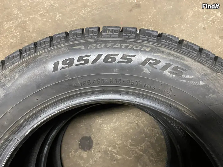 Myydään 195/65/15 pirelli 2kpl 2021