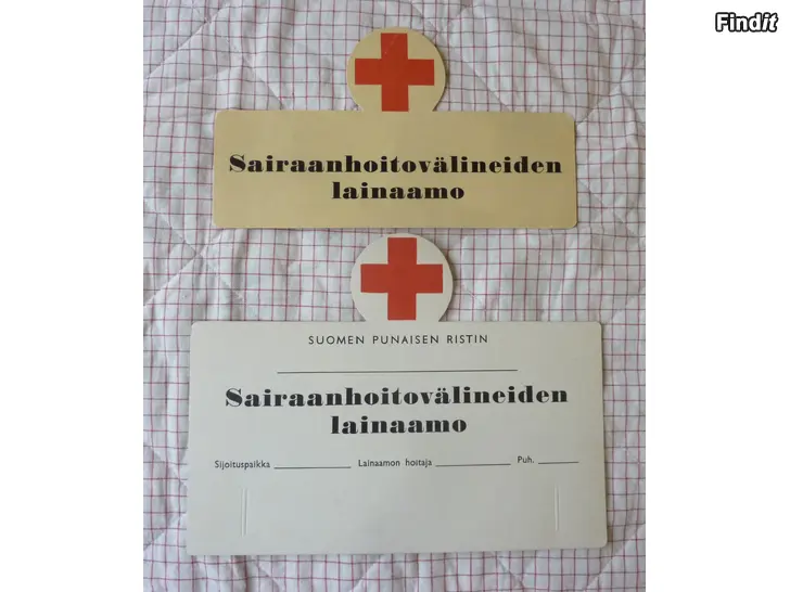 Säljes Sairaanhoitovälineiden lainaamo 2 kpl