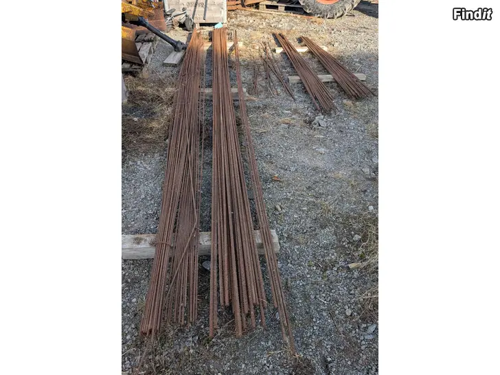 Säljes Armeringsjärn 8, 12 och 16mm