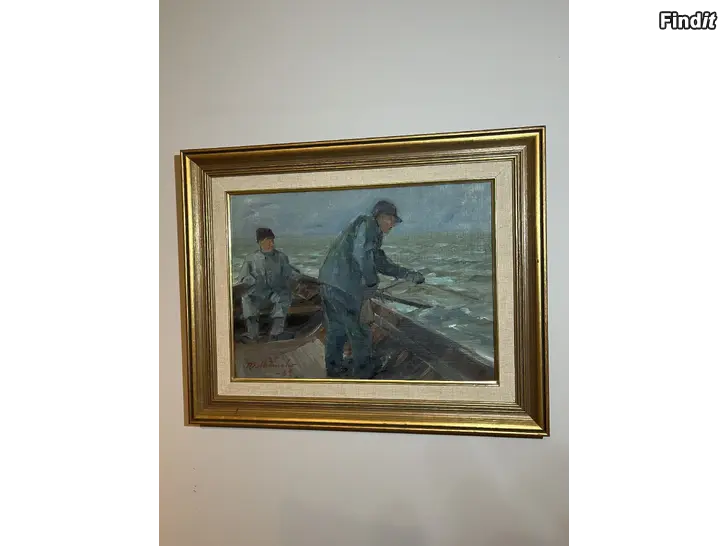 Myydään R Selkäinaho Öljyvärimaalaus