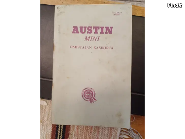 Säljes Austin Mini handbok