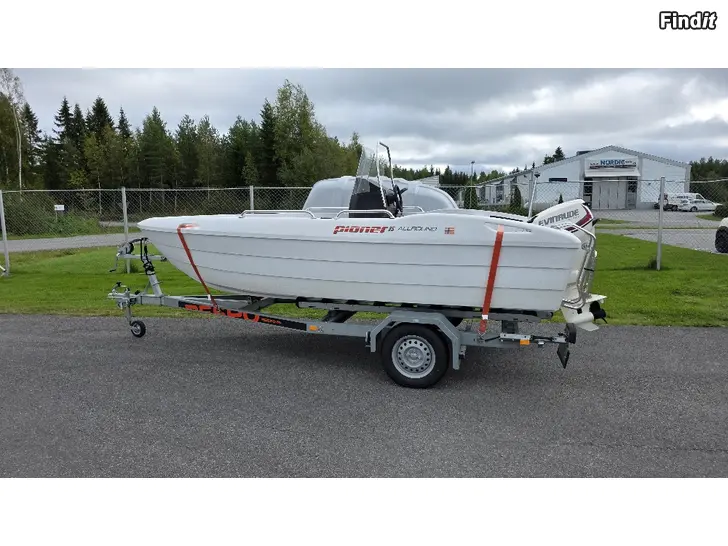Säljes Pioner 15 Allround + Evinrude 30 E-TEC 2021 + Respo trailer