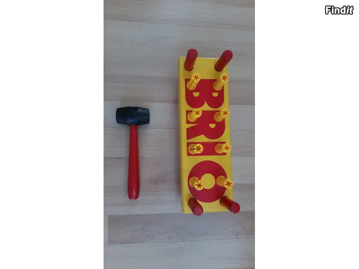 Myydään Brio hakka ja vasara -keltainen 8e