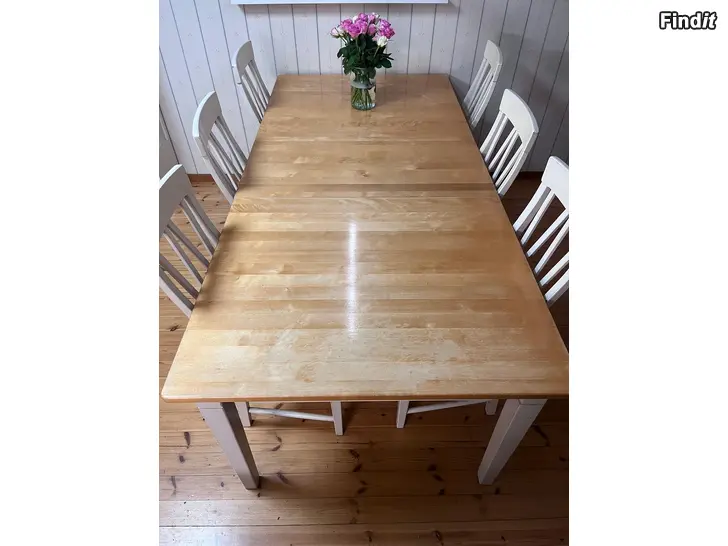 Myydään Köksbord + 6 stolar