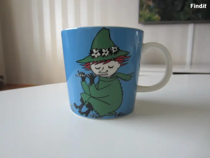Myydään Käyttämätön,tarrallinen Nuuskamuikkunen muki