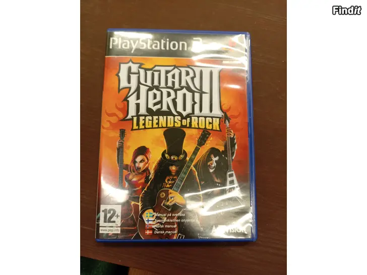 Myydään Ps 2 Guitar hero peli