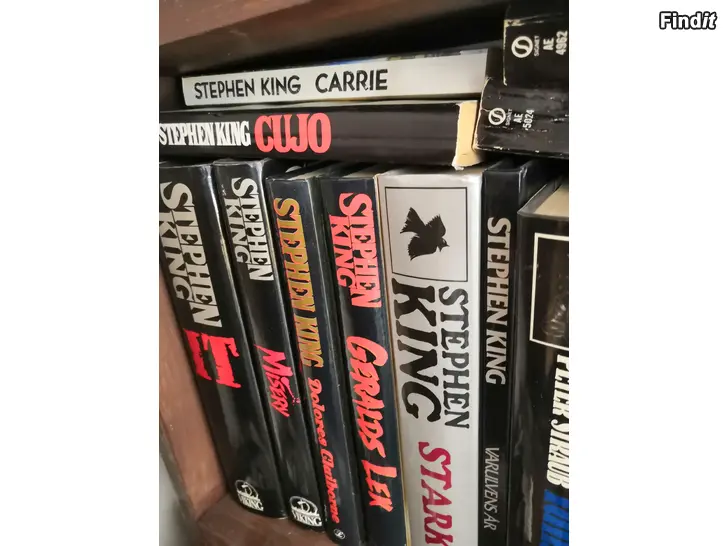 Säljes Stephen King böcker