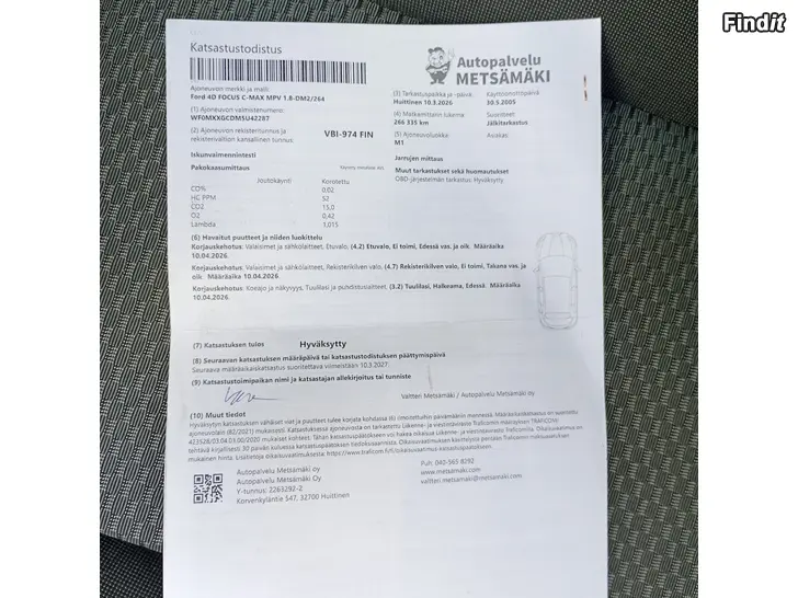 Myydään Ford c-max