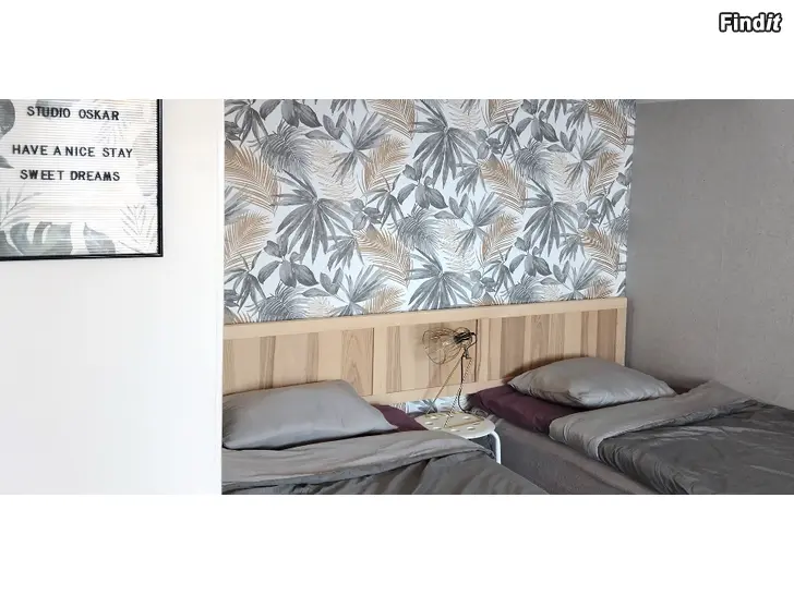 Uthyres 85e/Yö, 495e/ Viikko. Projektimajoitus. Kalustettu Remontoitu asunto