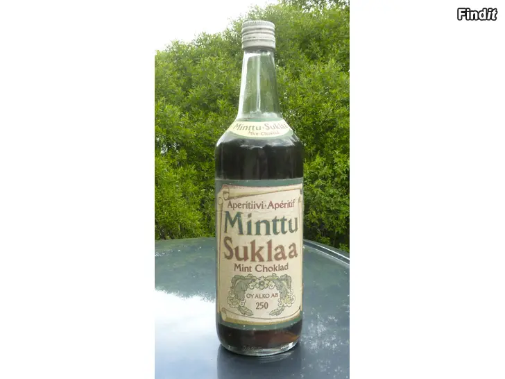 Myydään Vintage Minttu-Suklaa pullo